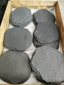 Trittsteine Schiefer Optik in Anthrazit oder Grau